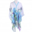 Chiffon printed shawl in China scarf factory