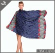 Custom digital ponchos in china scarf factory