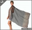 Digital printed chiffon poncho in scarf factory