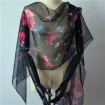 Digital scarf factory photo printed chiffon scarf