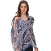 New paisley printed polyester scarf in scarf factory