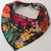 Sublimation printer printed triangle headwear chiffon scarves in bulk