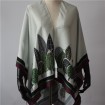 China scarf factory custom printed satin shawl