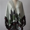 China scarf factory custom printed satin shawl