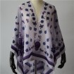 Custom digital printed chiffon shawls and scarves
