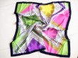 Multicolor silk scarf