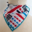 Custom silk hair scarves printing with logo gift