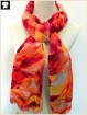Abstract floral scarf in China scarf factory