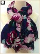 Blossom scarf bespoke in China scarf factory
