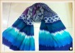 Gradient Geo scarf, china scarf factory