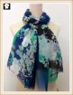 Soft flower viscose scarf, scarf factory