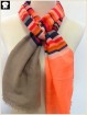 Stylish striped scarf bespoke in scarf factory