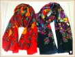 Vivid  viscose scarf, china scarf factory