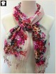 Vivid floral scarf develop in China scarf factory