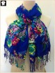 Vivid flowers viscose scarf, scarf factory